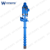Bomba de turbina vertical gradual lubricada con aceite con sello mecánico